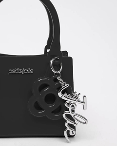 Bolsa Maddie Preto/Grafite PJ11249 - loja online