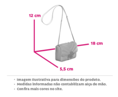 Bolsa Sophy Rosa Claro PJ10980 - loja online