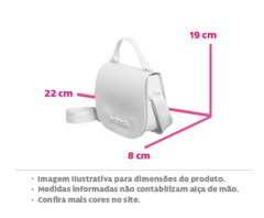 Bolsa Saddle Sweet Pink PJ10982 - loja online