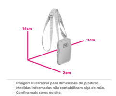 Bolsa Little Ted In Preto/Branco PJ10595IN - Oxe Mais Cor