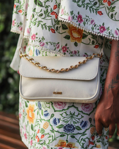 Bolsa Classe Couro Julia 3344 Off White - comprar online