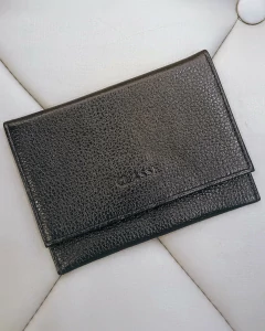 Carteira Classe Couro Slim F392 Preto