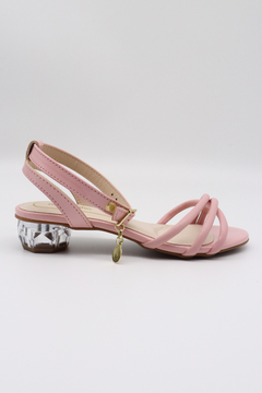 Sandália Molekinha Salto Cristal Infantil 2343.101 - comprar online