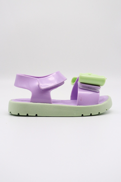Sandália Luelua Happy Lilás/Verde Menta 109001 - comprar online