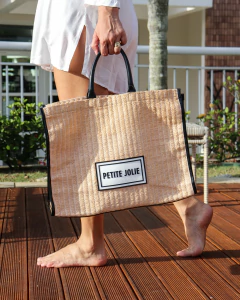 Bolsa Sand Pérola/Preto PJ10721 - comprar online