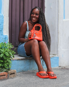 Chinelo Hit Deep Orange PJ6141 - Oxe Mais Cor