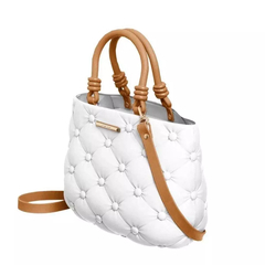Bolsa Charlotte Branco/Avelã PJ10680 - comprar online
