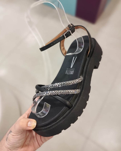 Sandália Tratorada Strass 6499.108