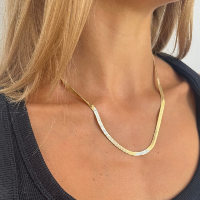 Collar Bali Acero Dorado thumbnail 2