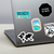 Stickers UV - diseños frases - Pack x3 en internet