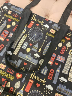 Bolsa reciclable harrods importada - GARAGE 3117