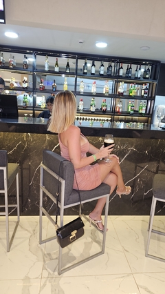 Vestido Drapeado Poetica tostado - tienda online