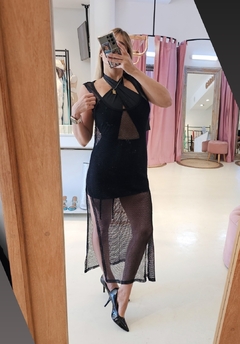 Vestido Doratt calado con tajos - comprar online
