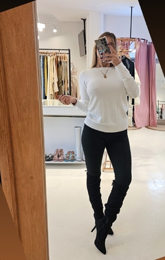 Sweater Anitta importado calado guipure y strass en espalda - GARAGE 3117