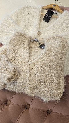 Cardigan Glittzer con hilitos de lurex importado - comprar online