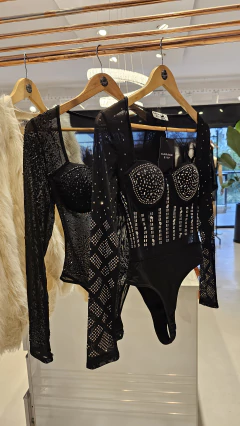 Body Moon strass y piedras manga larga importado - tienda online