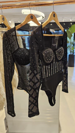 Body Moon strass y piedras manga larga importado en internet