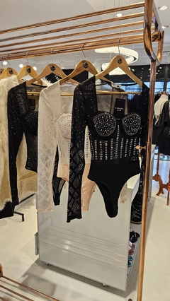 Body Moon strass y piedras manga larga importado - comprar online