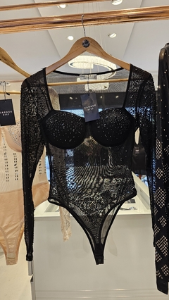 Body Moon strass y piedras manga larga importado en internet
