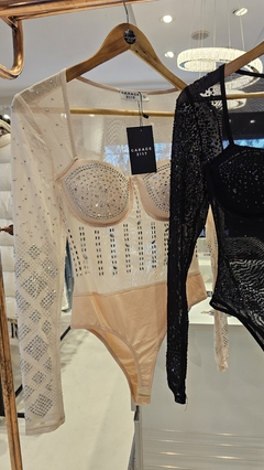 Imagen de Body Moon strass y piedras manga larga importado