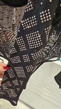 Body Moon strass y piedras manga larga importado - comprar online