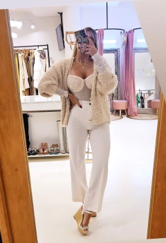 Pantalón sasha crep con spandex