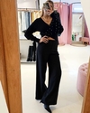 Pantalón Palazzo March crep con rayitas