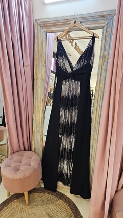 Vestido Eclipse paillettes con tajos