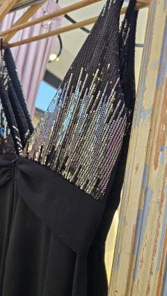 Vestido Eclipse paillettes con tajos - GARAGE 3117