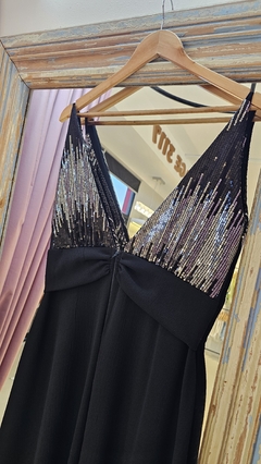 Vestido Eclipse paillettes con tajos - tienda online