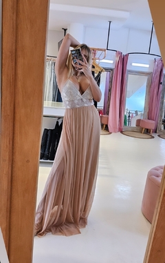 Vestido Nini busto bordado
