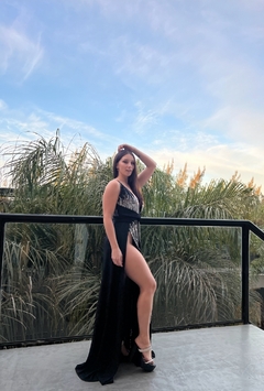 Vestido Eclipse paillettes con tajos - GARAGE 3117