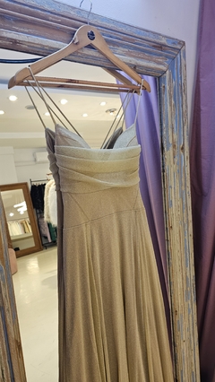 Vestido Fenny tull glitter espalda descubierta