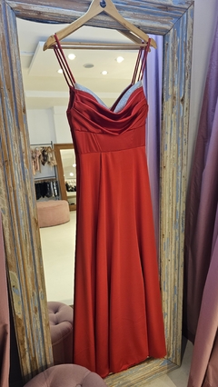 Vestido Shanya seda pesada con busto armada y bustier con glitter en internet