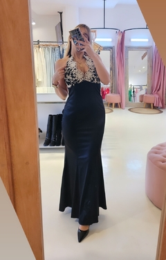 Vestido Sirene al cuerpo sirena escote americano - comprar online