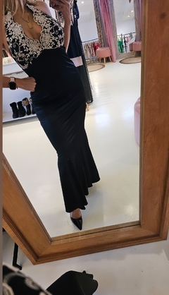 Vestido Sirene al cuerpo sirena escote americano