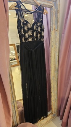 Vestido Marga bustier con transparencias con lazo - comprar online