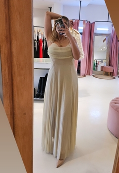 Vestido Fenny tull glitter espalda descubierta en internet