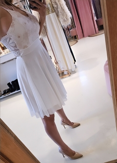 Vestido Valeria Busto bordado - comprar online