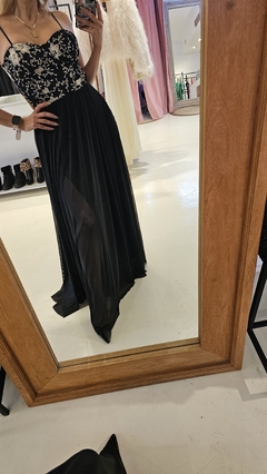 Vestido Magnolia corsette bordado y espalda descubierta en internet
