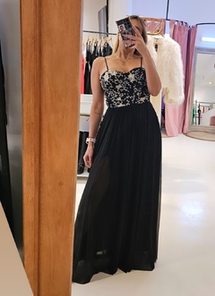 Vestido Magnolia corsette bordado y espalda descubierta - tienda online