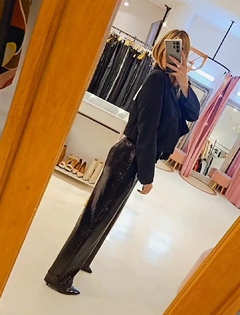 Pantalón debora simil paillette elastizado - tienda online