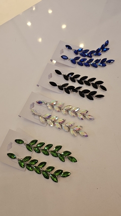 Aros petalos cristal facetados importados - comprar online