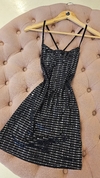 Vestido Bebi corto simil paillette