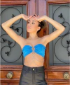 Top Strapless Ana Laura con cadena elastizado