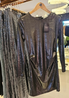 Vestido wabby manga larga aterciopeldo