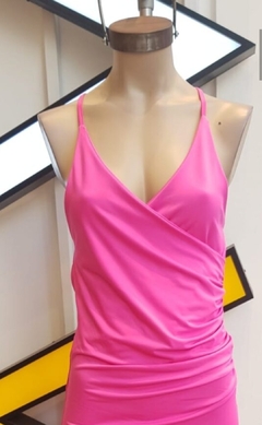 Vestido Indiana drapeado con pico - tienda online
