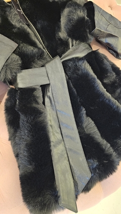 Gamulán Dionissi combinado piel y PU eco-cuero importado - comprar online