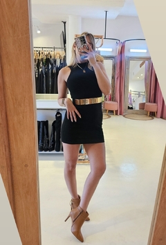 Vestido Destinar cuello alto morley gruecito elastizado