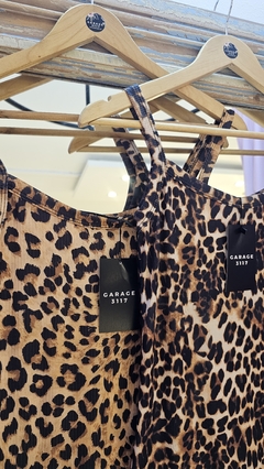 Vestido Gebba animal print morley elastizado - GARAGE 3117